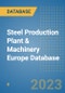 Steel Production Plant & Machinery Europe Database - Product Image