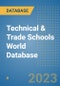 Technical & Trade Schools World Database - Product Image