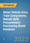 Motor Vehicle Drive Train Components, Rebuilt (B2B Procurement) Purchasing World Database - Product Image