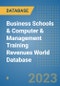 Business Schools & Computer & Management Training Revenues World Database - Product Image
