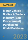 Motor Vehicle Bodies & Trailers Industry (B2B Procurement) Purchasing World Database- Product Image
