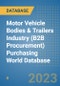 Motor Vehicle Bodies & Trailers Industry (B2B Procurement) Purchasing World Database - Product Image
