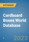 Cardboard Boxes World Database - Product Image