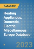 Heating Appliances, Domestic, Electric, Miscellaneous Europe Database- Product Image