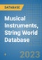 Musical Instruments, String World Database - Product Image