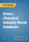 Driers - Chemical Industry World Database - Product Image