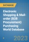Electronic Shopping & Mail-order (B2B Procurement) Purchasing World Database - Product Image