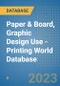 Paper & Board, Graphic Design Use - Printing World Database - Product Image