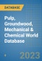 Pulp, Groundwood, Mechanical & Chemical World Database - Product Image