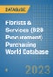 Florists & Services (B2B Procurement) Purchasing World Database - Product Image