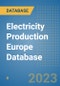Electricity Production Europe Database - Product Image