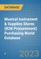 Musical Instrument & Supplies Stores (B2B Procurement) Purchasing World Database - Product Image