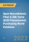 Spun Noncellulosic Fiber & Silk Yarns (B2B Procurement) Purchasing World Database - Product Image