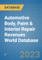 Automotive Body, Paint & Interior Repair Revenues World Database - Product Image