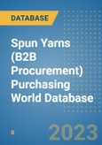 Spun Yarns (B2B Procurement) Purchasing World Database- Product Image