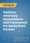 Publishers Advertising Representatives (B2B Procurement) Purchasing World Database - Product Image