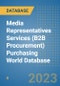 Media Representatives Services (B2B Procurement) Purchasing World Database - Product Image