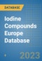 Iodine Compounds Europe Database - Product Image