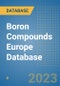Boron Compounds Europe Database - Product Image
