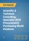 Scientific & Technical Consulting, Specialist (B2B Procurement) Purchasing World Database - Product Image