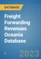 Freight Forwarding Revenues Oceania Database - Product Image