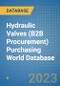 Hydraulic Valves (B2B Procurement) Purchasing World Database - Product Thumbnail Image