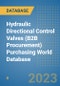 Hydraulic Directional Control Valves (B2B Procurement) Purchasing World Database - Product Thumbnail Image