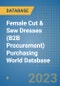 Female Cut & Sew Dresses (B2B Procurement) Purchasing World Database - Product Image