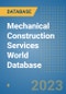 Mechanical Construction Services World Database - Product Image