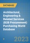 Architectural, Engineering & Related Services (B2B Procurement) Purchasing World Database - Product Image