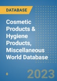 Cosmetic Products & Hygiene Products, Miscellaneous World Database- Product Image