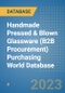 Handmade Pressed & Blown Glassware (B2B Procurement) Purchasing World Database - Product Image