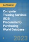 Computer Training Services (B2B Procurement) Purchasing World Database - Product Image