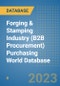 Forging & Stamping Industry (B2B Procurement) Purchasing World Database - Product Image