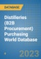 Distilleries (B2B Procurement) Purchasing World Database - Product Image