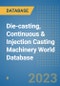 Die-casting, Continuous & Injection Casting Machinery World Database - Product Image