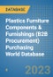 Plastics Furniture Components & Furnishings (B2B Procurement) Purchasing World Database - Product Image