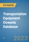 Transportation Equipment Oceania Database - Product Image