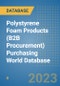 Polystyrene Foam Products (B2B Procurement) Purchasing World Database - Product Image