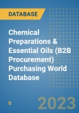 Chemical Preparations & Essential Oils (B2B Procurement) Purchasing World Database- Product Image