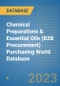 Chemical Preparations & Essential Oils (B2B Procurement) Purchasing World Database - Product Thumbnail Image