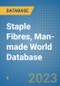 Staple Fibres, Man-made World Database - Product Image