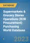 Supermarkets & Grocery Stores Operations (B2B Procurement) Purchasing World Database - Product Image