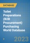 Toilet Preparations (B2B Procurement) Purchasing World Database - Product Image