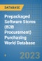 Prepackaged Software Stores (B2B Procurement) Purchasing World Database - Product Image