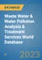 Waste Water & Water Pollution Analysis & Treatment Services World Database - Product Image