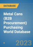 Metal Cans (B2B Procurement) Purchasing World Database- Product Image