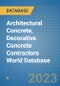 Architectural Concrete, Decorative Concrete Contractors World Database - Product Image