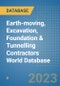 Earth-moving, Excavation, Foundation & Tunnelling Contractors World Database - Product Image