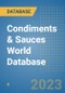 Condiments & Sauces World Database - Product Image